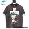 Saint Michael - Big Cross Jesus Print Short-sleeved T-shirt