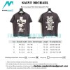Saint Michael - Big Cross Jesus Print Short-sleeved T-shirt