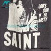 Saint Michael - Big Cross Jesus Print Short-sleeved T-shirt