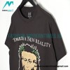 Saint Michael - Black Three-faced Man Made Old Printed Short-sleeved T-shirt