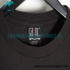 Saint Michael - Black Three-faced Man Made Old Printed Short-sleeved T-shirt