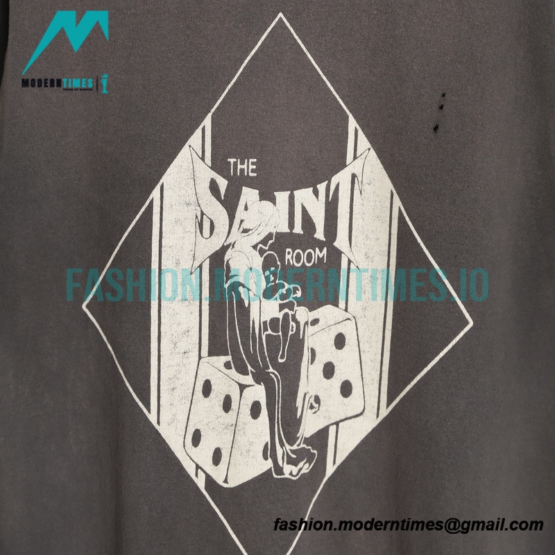  Saint Michael - White Ghost Pentacle Short-sleeved T-shirt
