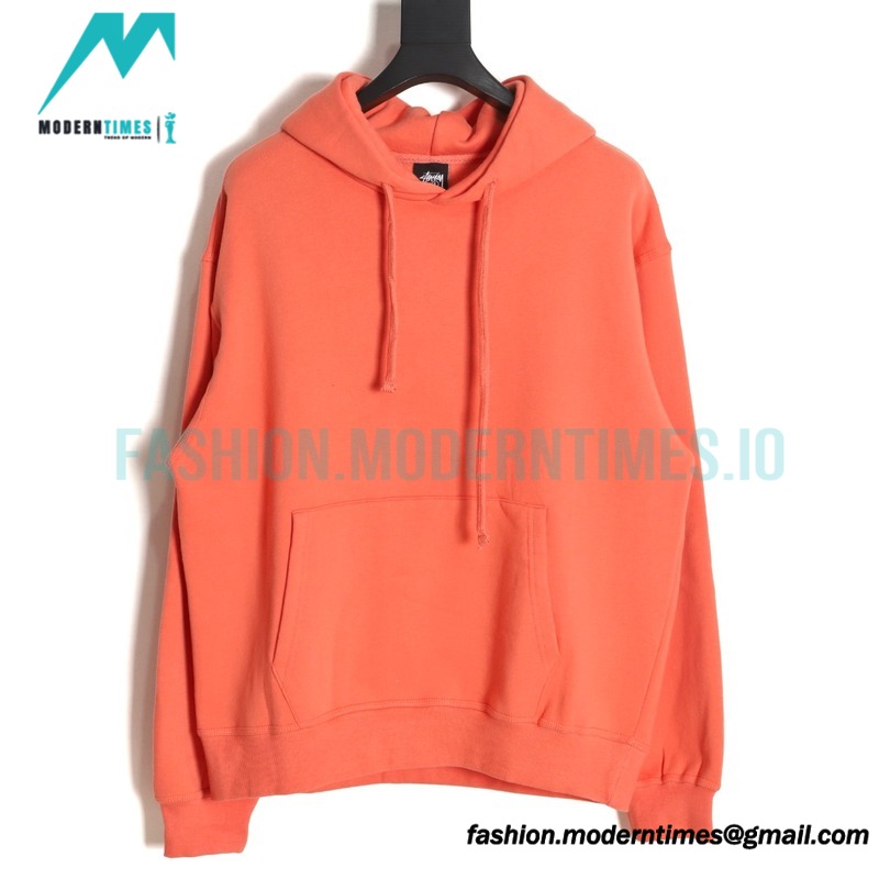 Stussy - Letter Logo Embroidered Hoodie