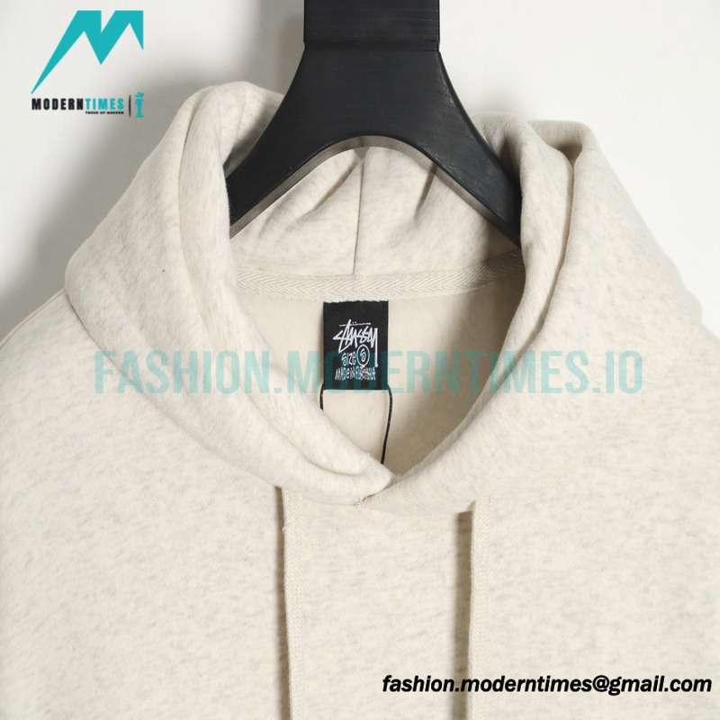 Stussy - Letter Logo Embroidered Hoodie