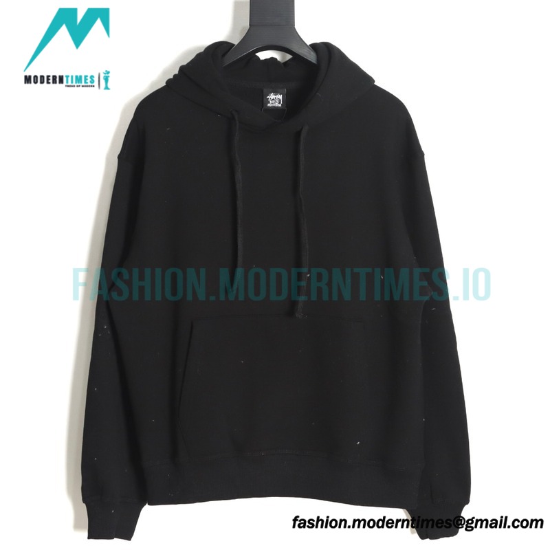 Stussy - Letter Logo Embroidered Hoodie