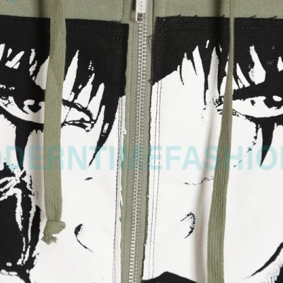 Supreme Week 4 - The Crow co-branded Zip Up Hooded Sweatshirt