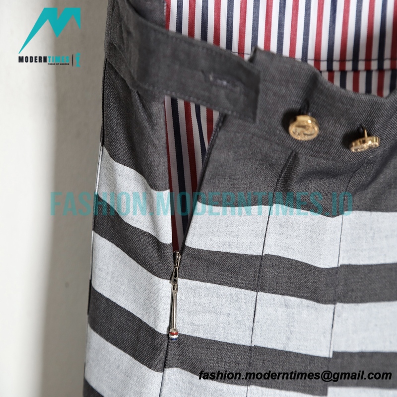 Thom Browne - 23SS Irregular Webbed Pleated Skirt