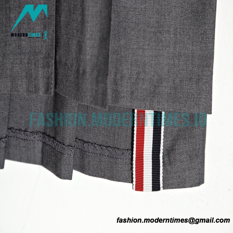 Thom Browne - 23SS Irregular Webbed Pleated Skirt
