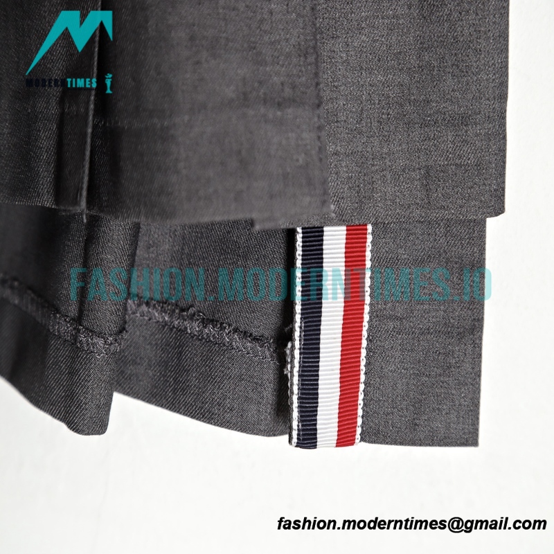 Thom Browne - 23SS Irregular Webbed Pleated Skirt