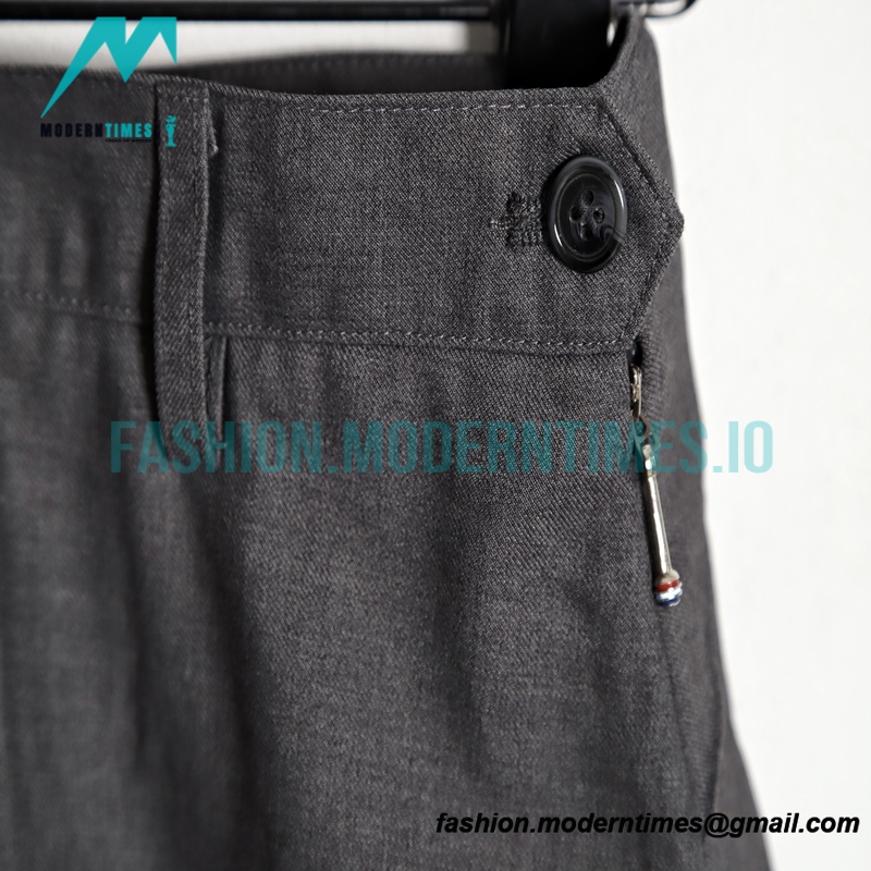  Thom Browne - 23SS Irregular Webbed Pleated Skirt