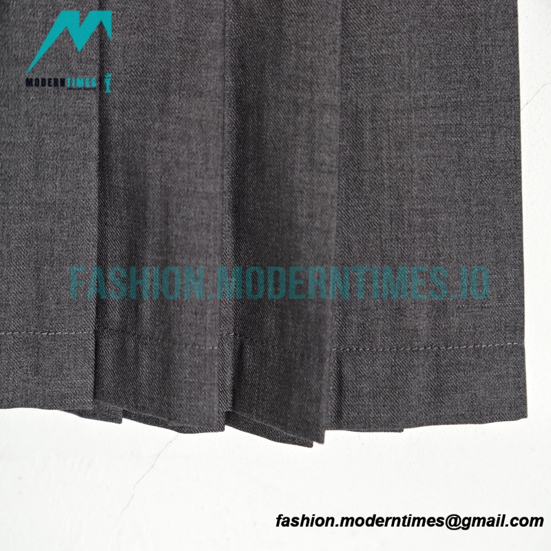  Thom Browne - 23SS Irregular Webbed Pleated Skirt