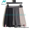  Thom Browne - 23SS Irregular Webbed Pleated Skirt