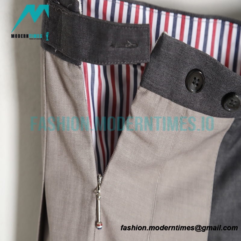  Thom Browne - 23SS Irregular Webbed Pleated Skirt