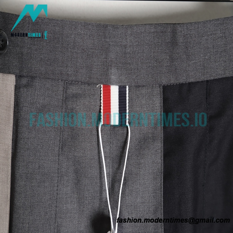 Thom Browne - 23SS Irregular Webbed Pleated Skirt