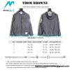 Thom Browne - 4-bar Mesh Hooded Trench Coat Jacket