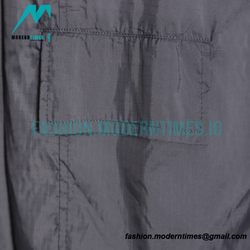 Thom Browne - 4-bar Mesh Hooded Trench Coat Jacket