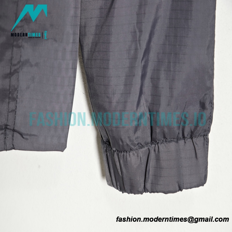 Thom Browne - 4-bar Mesh Hooded Trench Coat Jacket