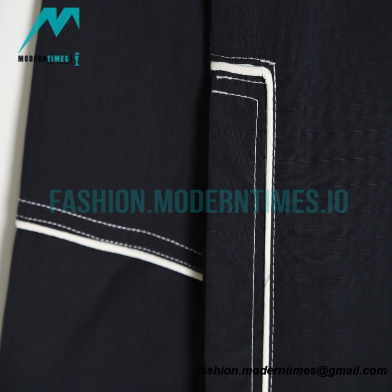 Thom Browne - Lines Nylon Woven Trench Coat