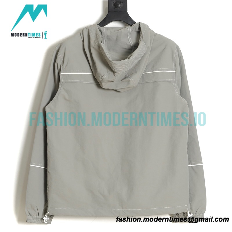Thom Browne - Lines Nylon Woven Trench Coat