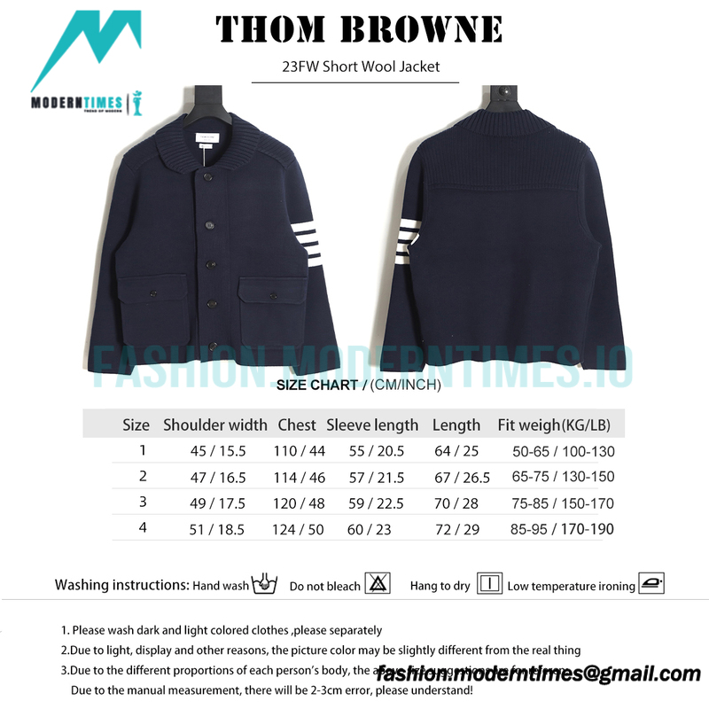 Thom Browne - 23FW Short Wool Jacket