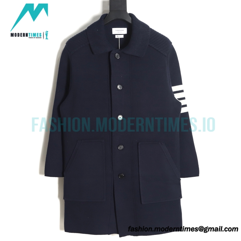 Thom Browne - 23FW Long Wool Jacket