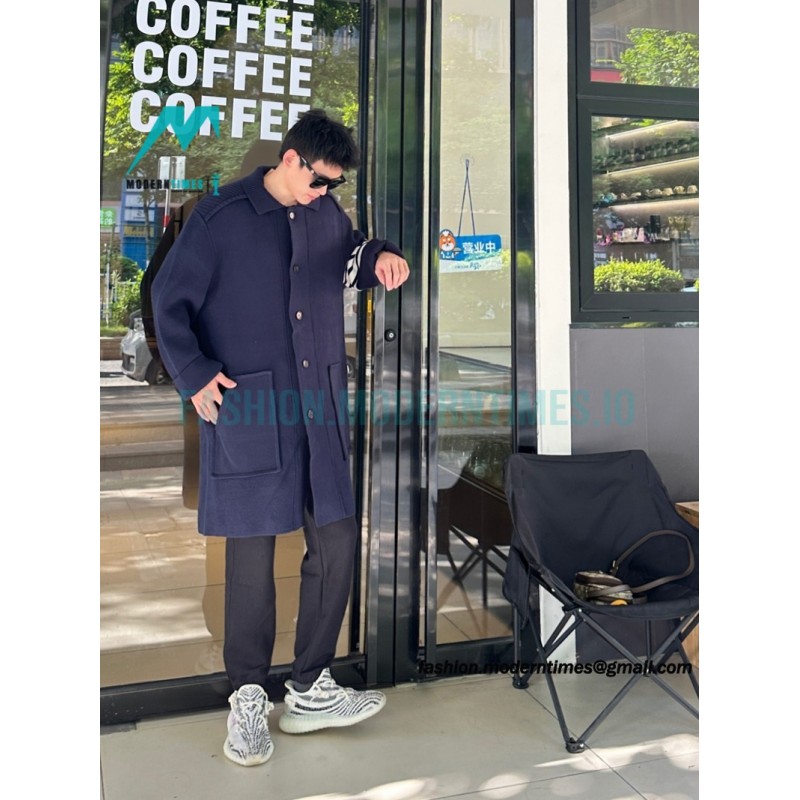 Thom Browne - 23FW Long Wool Jacket