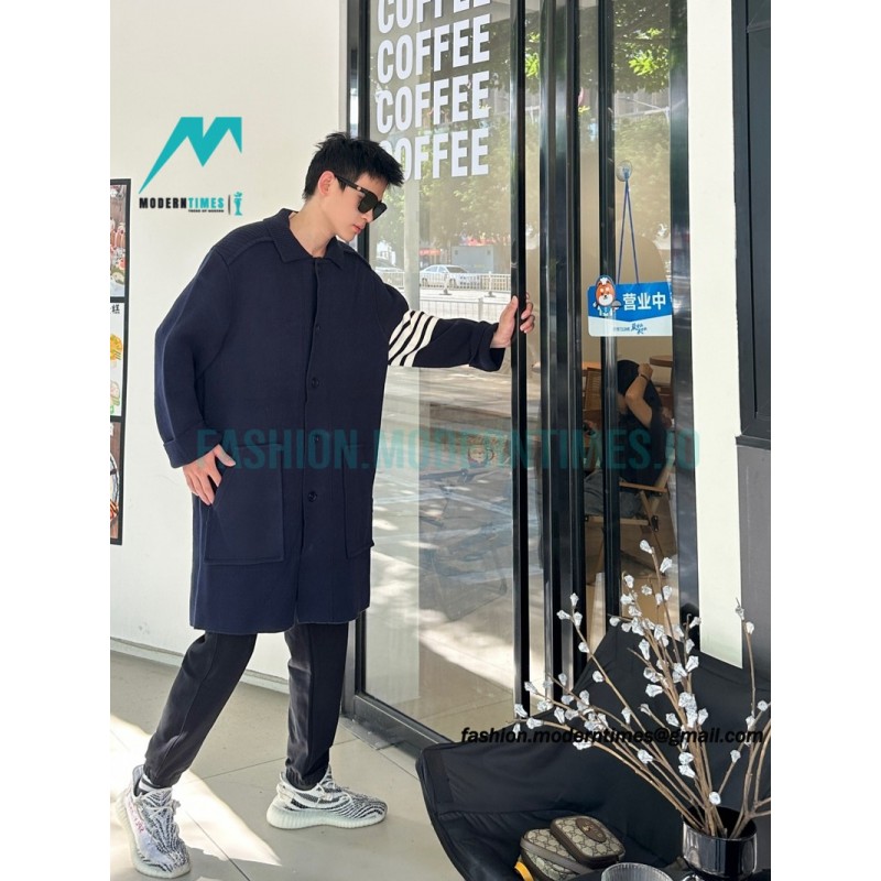Thom Browne - 23FW Long Wool Jacket