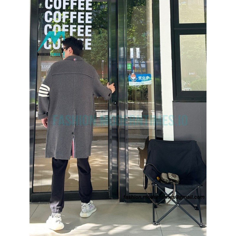 Thom Browne - 23FW Long Wool Jacket