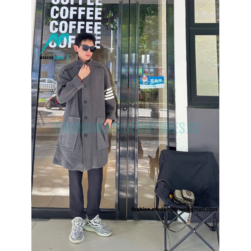 Thom Browne - 23FW Long Wool Jacket