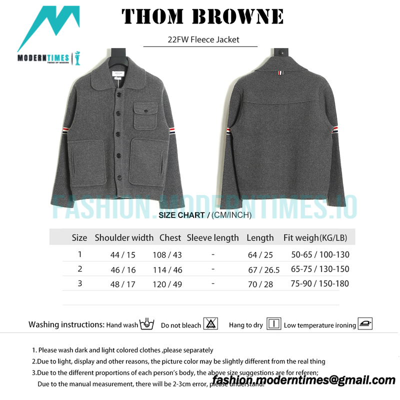 Thom Browne - 22FW Fleece Jacket