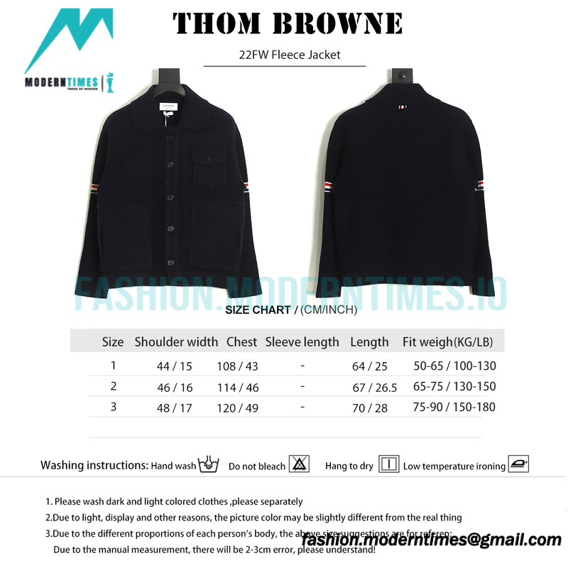 Thom Browne - 22FW Fleece Jacket