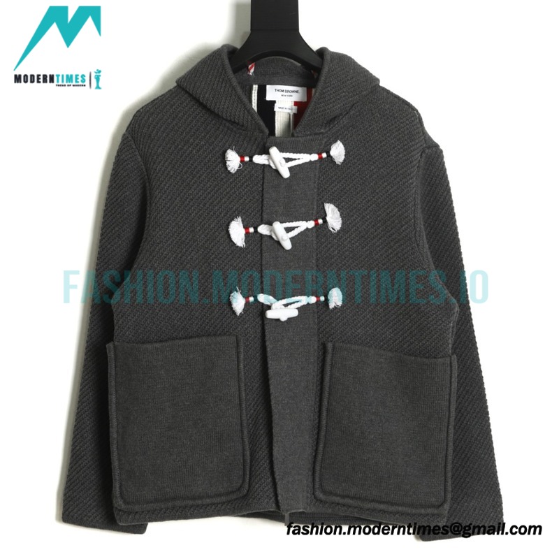 Thom Browne - 22FW Horn Button Hooded Jacket 