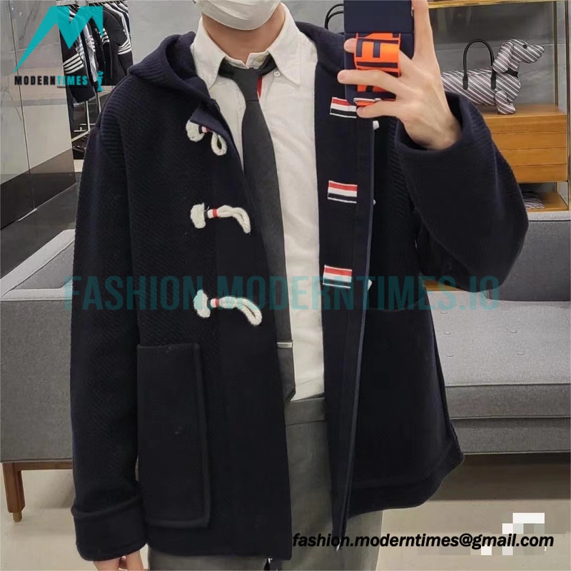 Thom Browne - 22FW Horn Button Hooded Jacket 