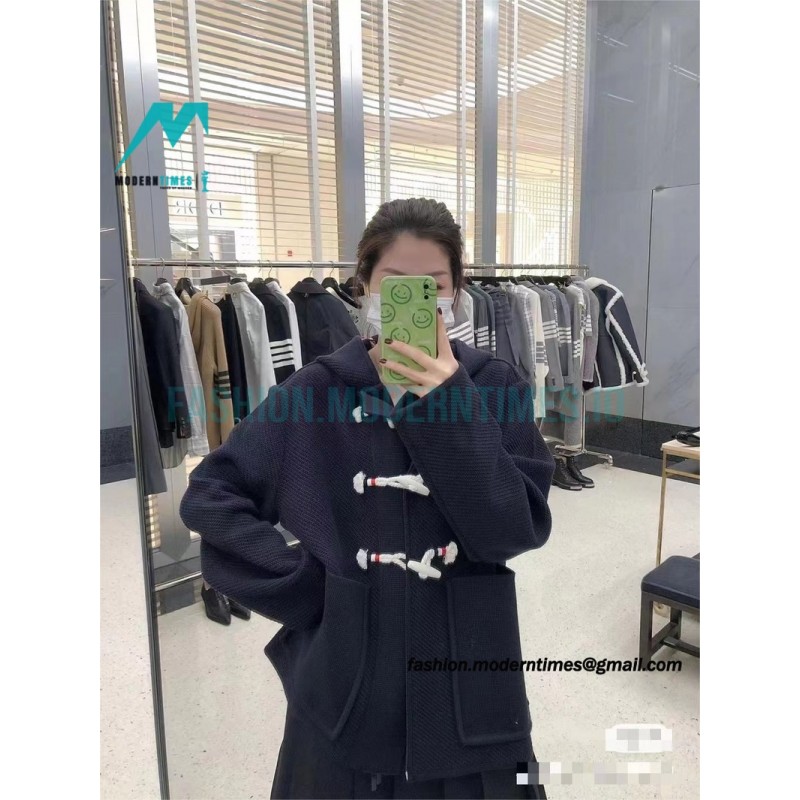 Thom Browne - 22FW Horn Button Hooded Jacket 