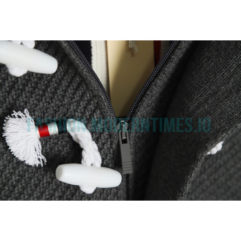 Thom Browne - 22FW Horn Button Hooded Jacket 