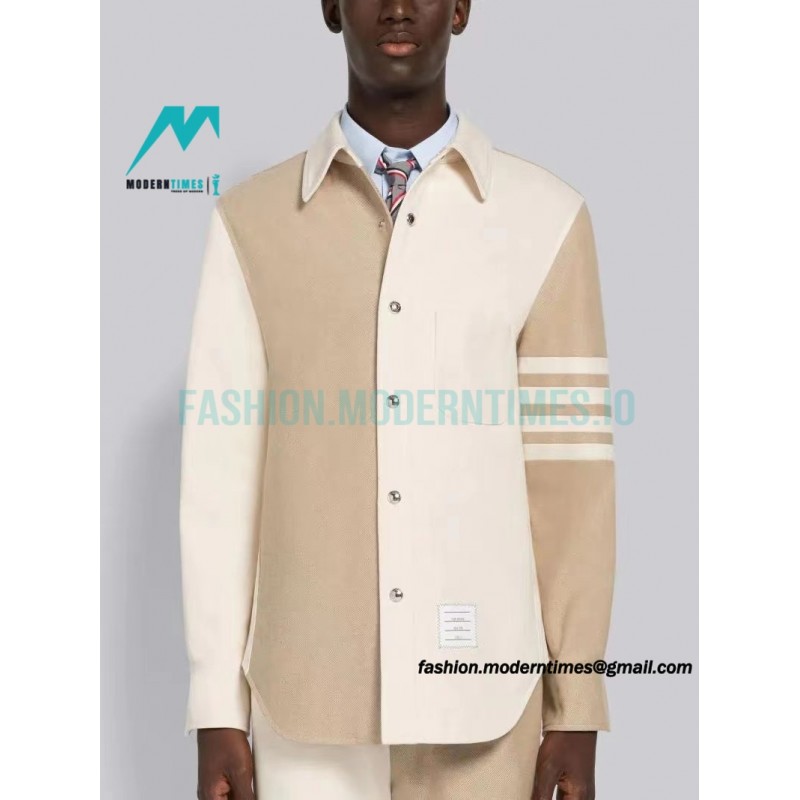 Thom Browne - New Style 23years Four-bar Striped Jacket