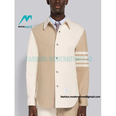 Thom Browne - New Style 23years Four-bar Striped Jacket