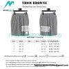 Thomas Browne - Knitted four-bar Shorts Pants
