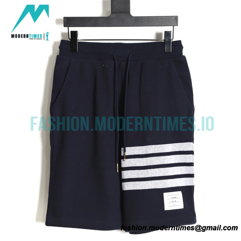 Thomas Browne - Knitted four-bar Shorts Pants