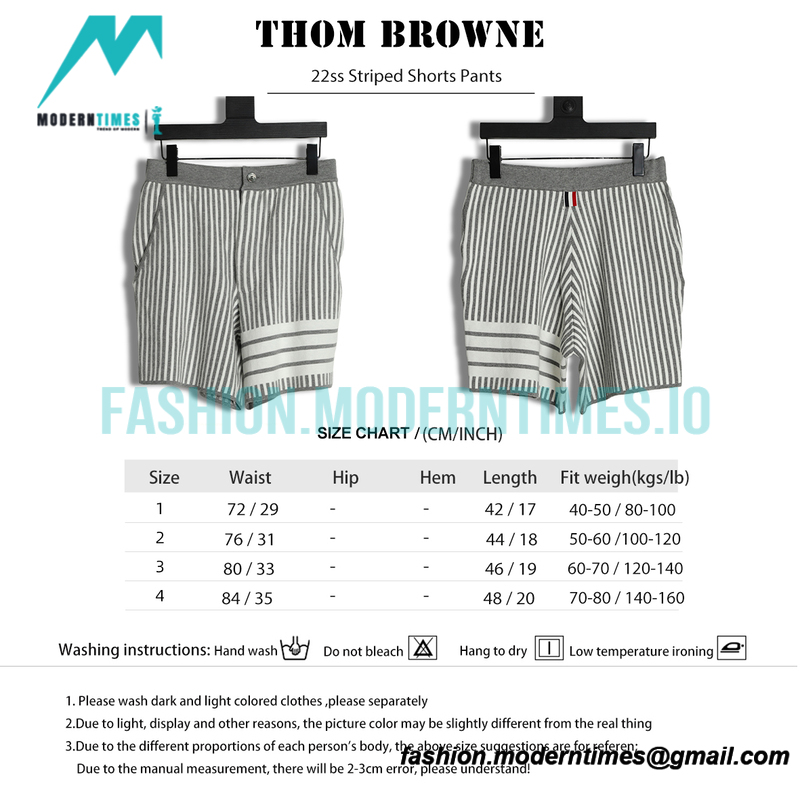 Thom Browne - 22ss Striped Shorts Pants