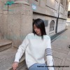 Thom Browne - 23SS Four-stripe Color-matching Pullover Long-sleeved Crewneck Sweater