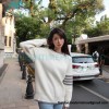  Thom Browne - 23SS Four-stripe Color-matching Pullover Long-sleeved Crewneck Sweater