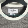  Thom Browne - 23SS Four-stripe Color-matching Pullover Long-sleeved Crewneck Sweater