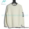  Thom Browne - 23SS Four-stripe Color-matching Pullover Long-sleeved Crewneck Sweater