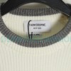  Thom Browne - 23SS Four-stripe Color-matching Pullover Long-sleeved Crewneck Sweater
