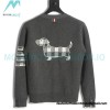 Thom Browne - 23FW Check Dachshund Cardigan Sweater