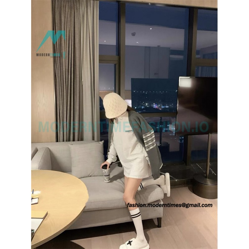 Thom Browne - 23FW Check Dachshund Cardigan Sweater