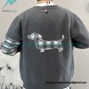Thom Browne - 23FW Check Dachshund Cardigan Sweater