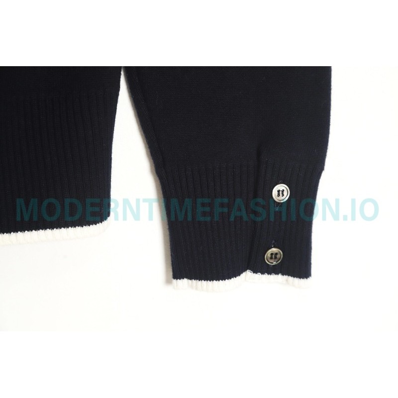 Thom Browne - 23FW Check Dachshund Cardigan Sweater