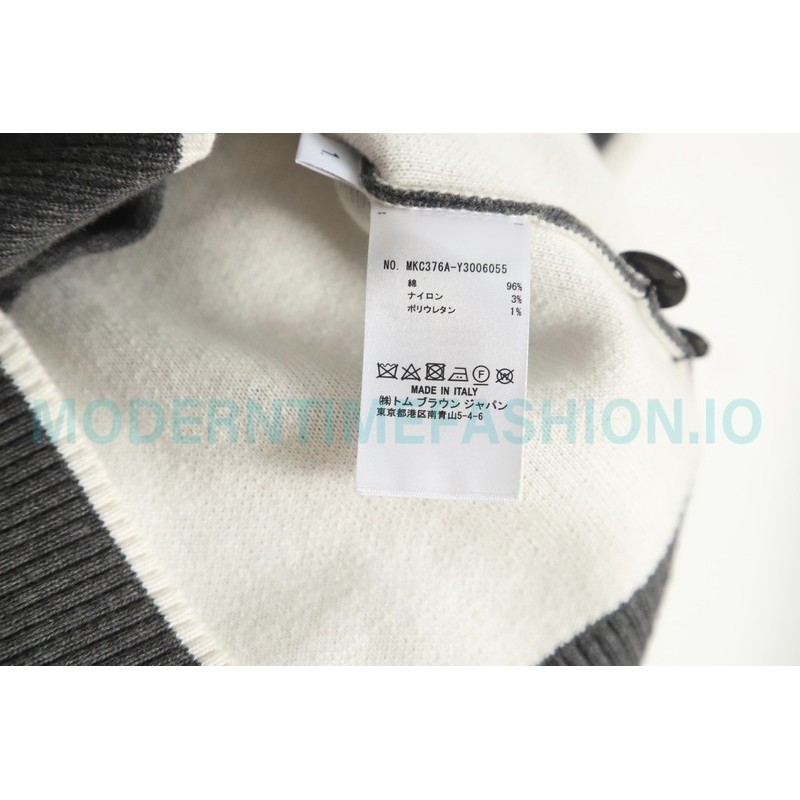 Thom Browne - 23FW Check Dachshund Cardigan Sweater